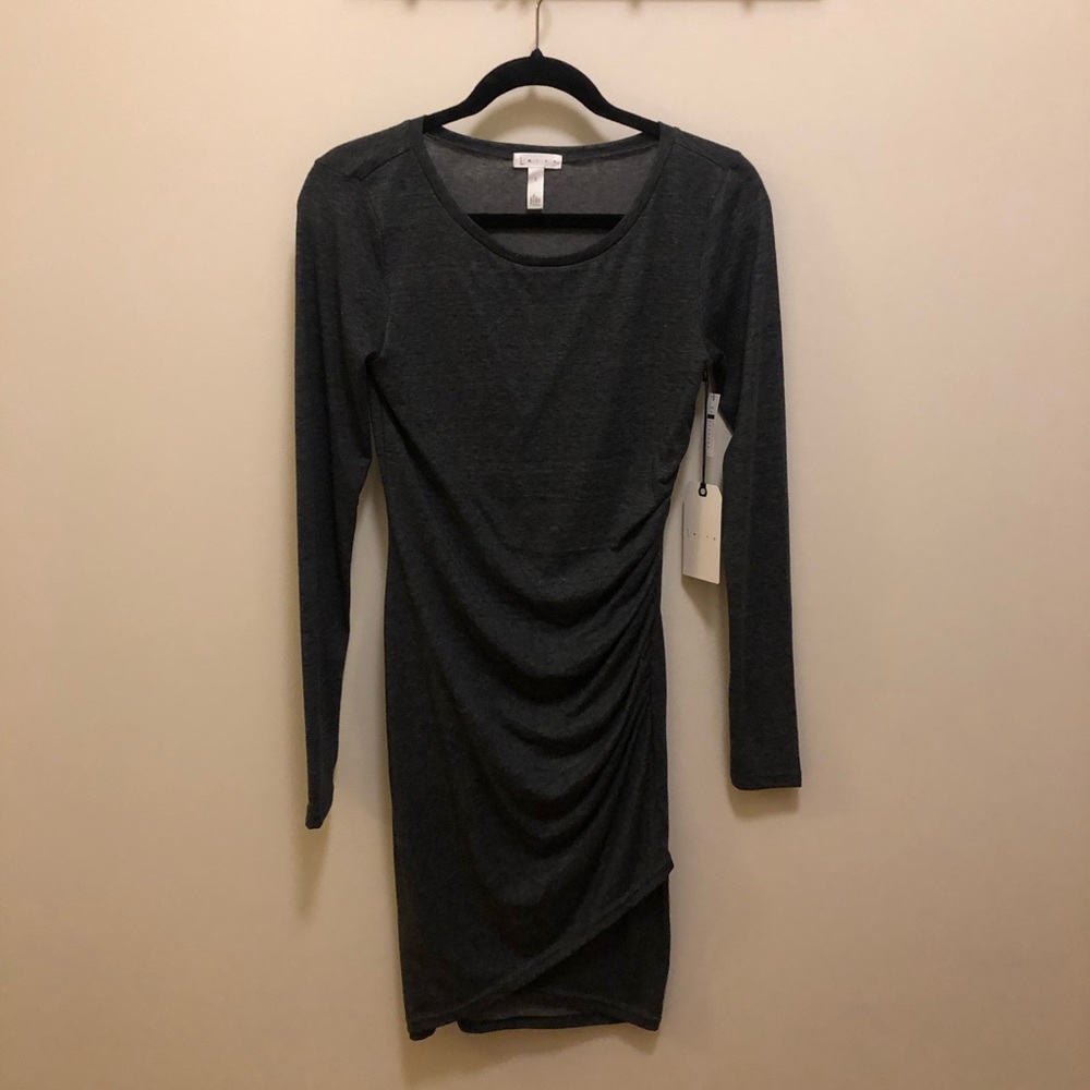 Leith Knit Ruched Dress